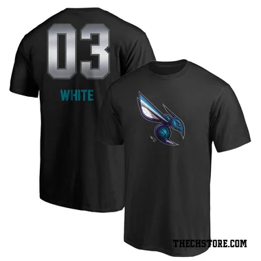 White Youth Coby White Charlotte Hornets Black Midnight Mascot T-Shirt