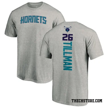 Youth Xavier Tillman Charlotte Hornets Ash Backer T-Shirt